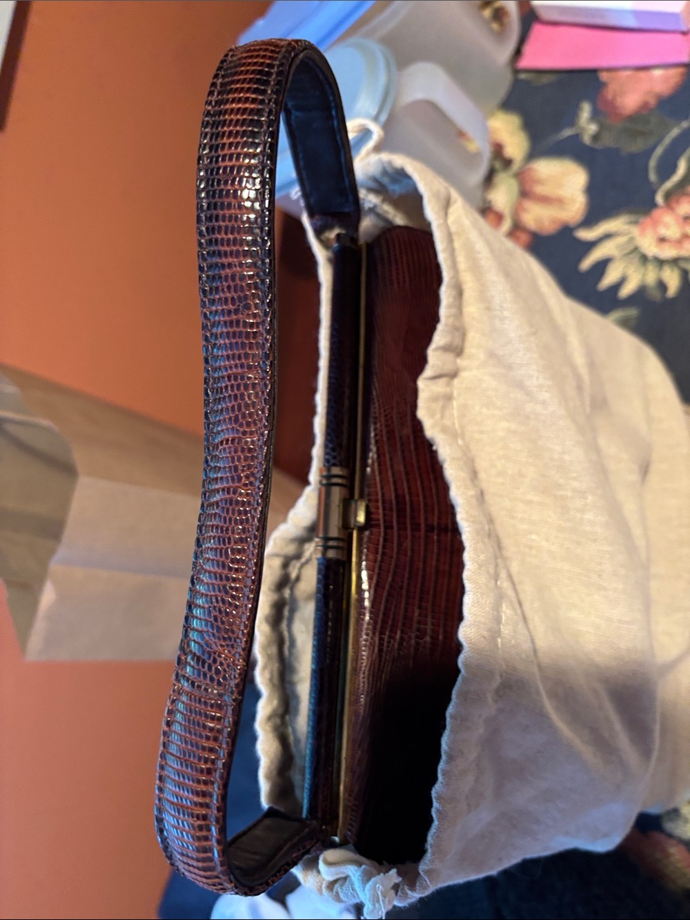 Vintage lizard bag - Picture 10 of 10